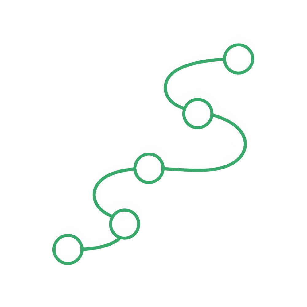 Illustration showing a transparent step-by-step web design process